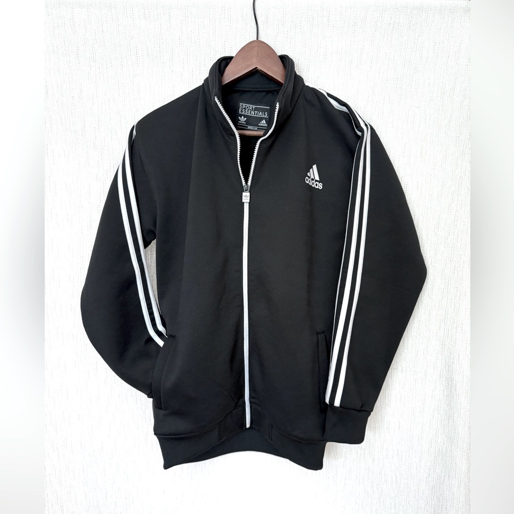 Adidas Sport Essentials Track Jacket Black Size Large